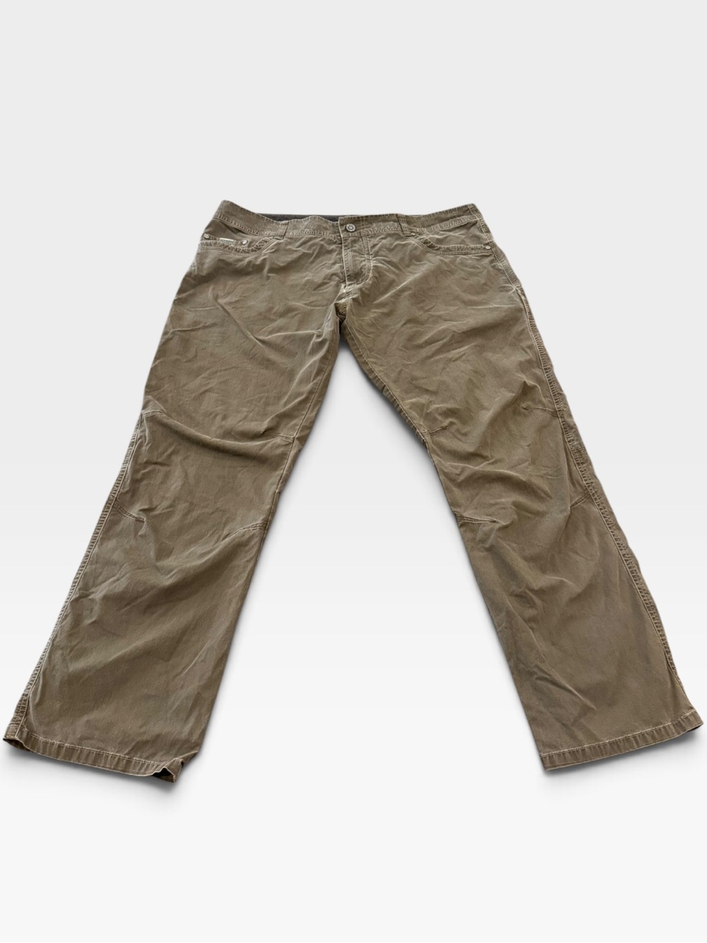 KÜHL Revolvr Rogue Pants Men’s 42x32 Brown Olive Khaki Hiking Outdoor